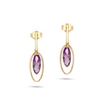 Load image into Gallery viewer, Purple Queen Earrings