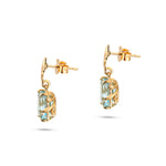 Load image into Gallery viewer, Blue Topaz Princess Earrings
