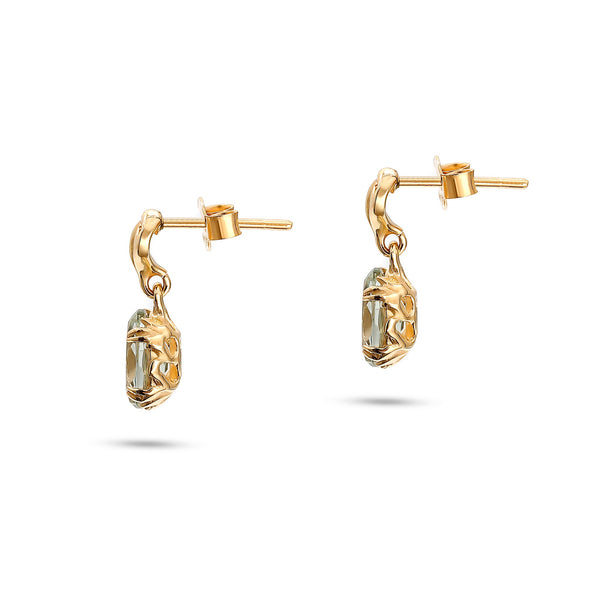 Green Frost Earrings