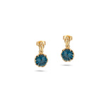 Load image into Gallery viewer, Blue Lava Earrings
