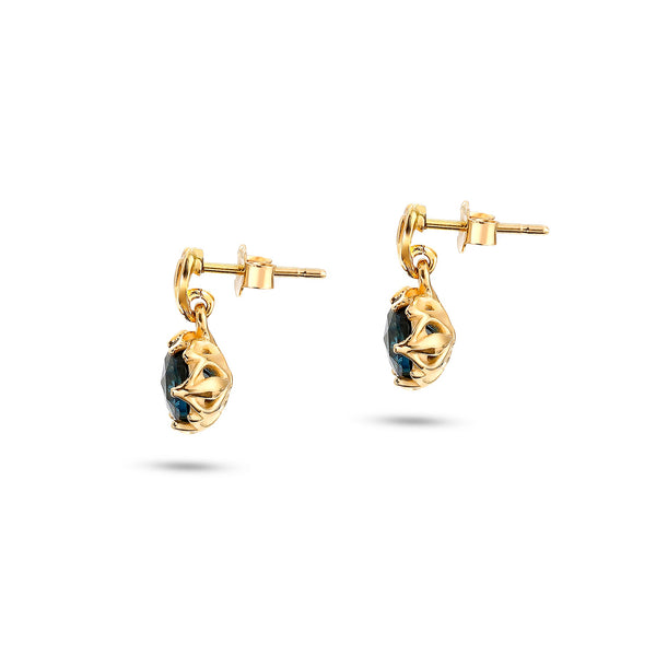 Blue Lava Earrings