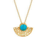 Load image into Gallery viewer, Turquoise Goddess Pendant