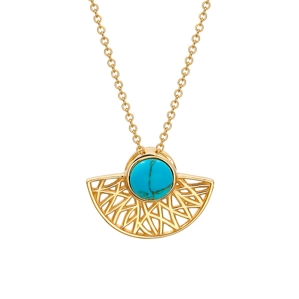Turquoise Goddess Pendant