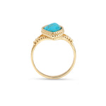 Load image into Gallery viewer, Turquoise Leaf Ring

