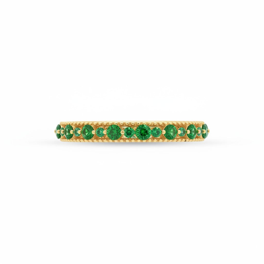 Verona Banded Green Ring