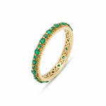 تحميل الصورة إلى عارض المعرض، Verona Banded Green Ring
