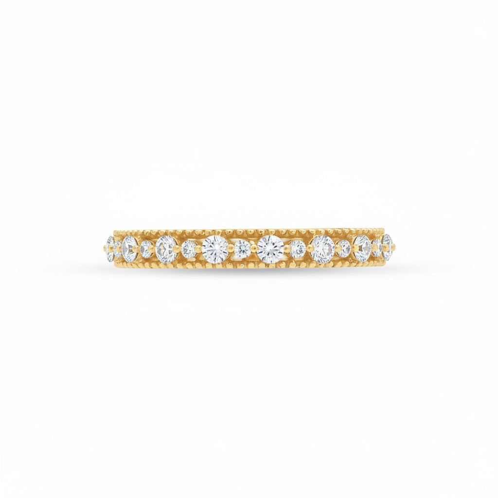 Verona Banded White Ring