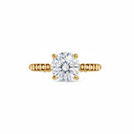 تحميل الصورة إلى عارض المعرض، Birthstone Round Lab Grown Diamond Ring
