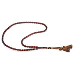 Load image into Gallery viewer, Caribbean Cherry Amber 66 Beads Rosary Barrel Cut 1