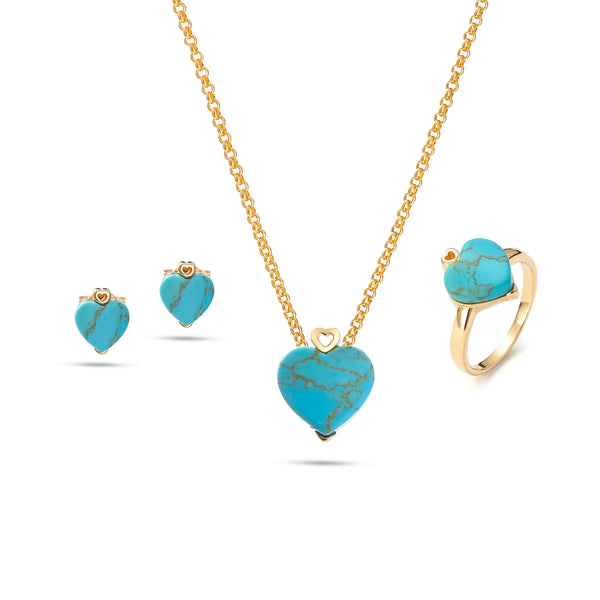 Turquoise Love  Ring