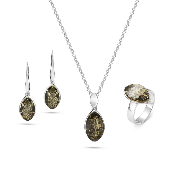 Pure Green Amber Pendant