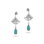 Load image into Gallery viewer, Ginko Turquoise Earrings