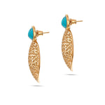 Load image into Gallery viewer, Gaia Turquoise Earrings