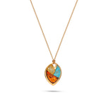 Load image into Gallery viewer, Harlequin Leaf Necklace