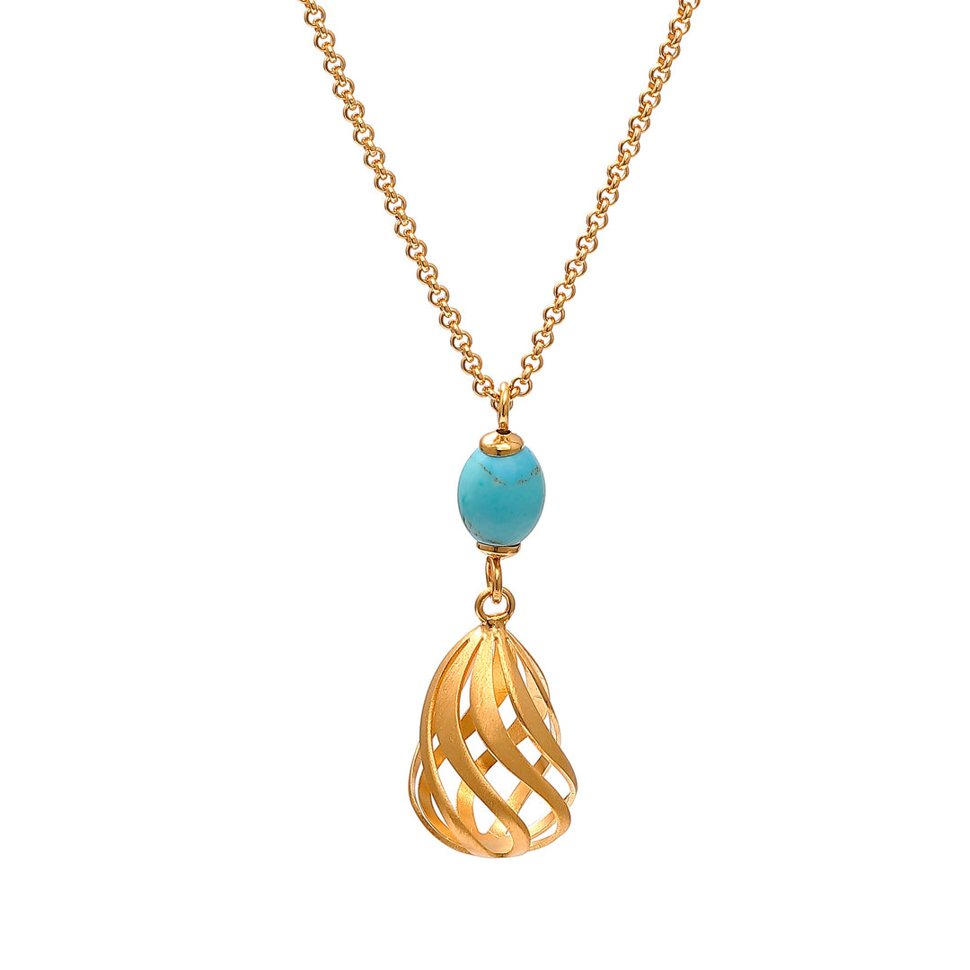 Royal Bell Turquoise Necklace