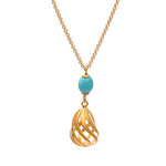 Load image into Gallery viewer, Royal Bell Turquoise Necklace