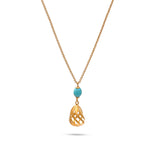 Load image into Gallery viewer, Royal Bell Turquoise Necklace
