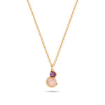 Load image into Gallery viewer, Duo Twist Pink Pendant
