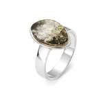 Load image into Gallery viewer, Pure Green Amber Ring
