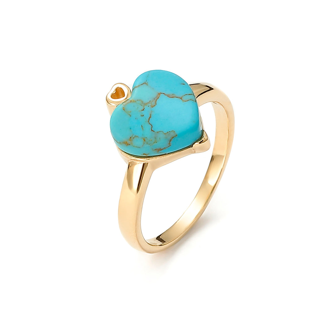 Turquoise Love  Ring