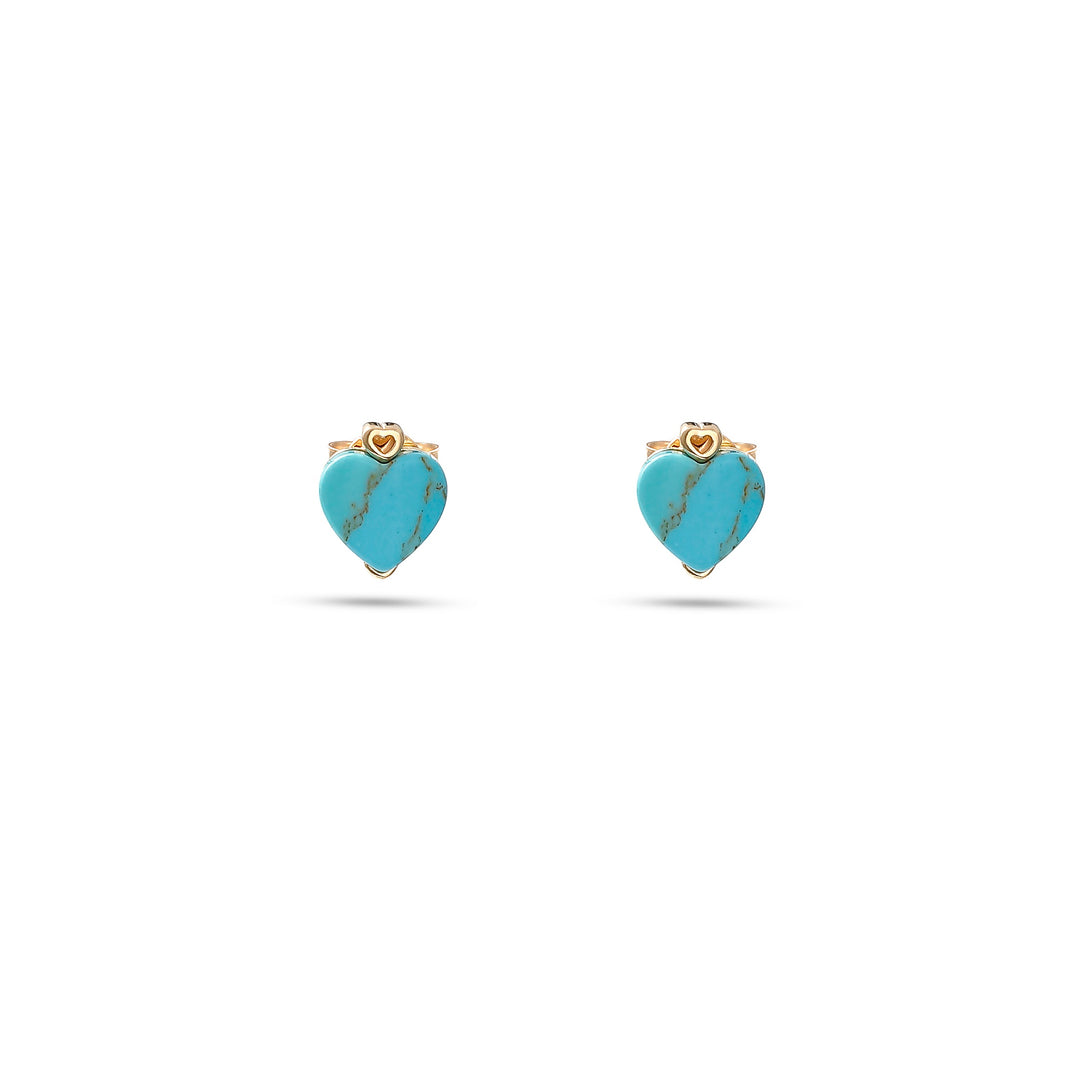 Turquoise Love  Earrings
