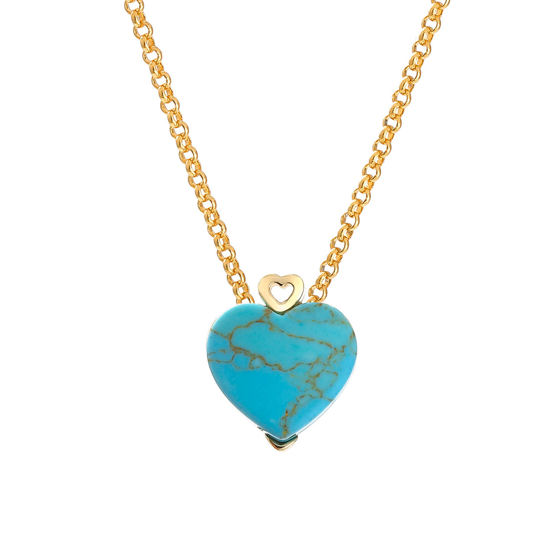 Turquoise Love Pendant