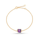 Load image into Gallery viewer, Purple Ice Cushion Bracelet
