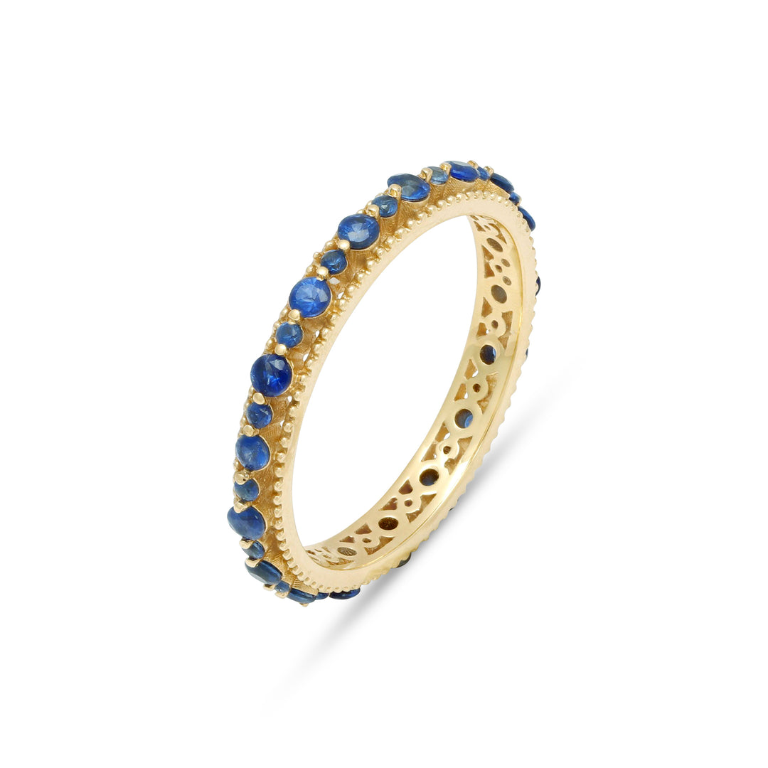 Verone Banded Blue Ring