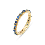 Load image into Gallery viewer, Verona Banded Blue Ring
