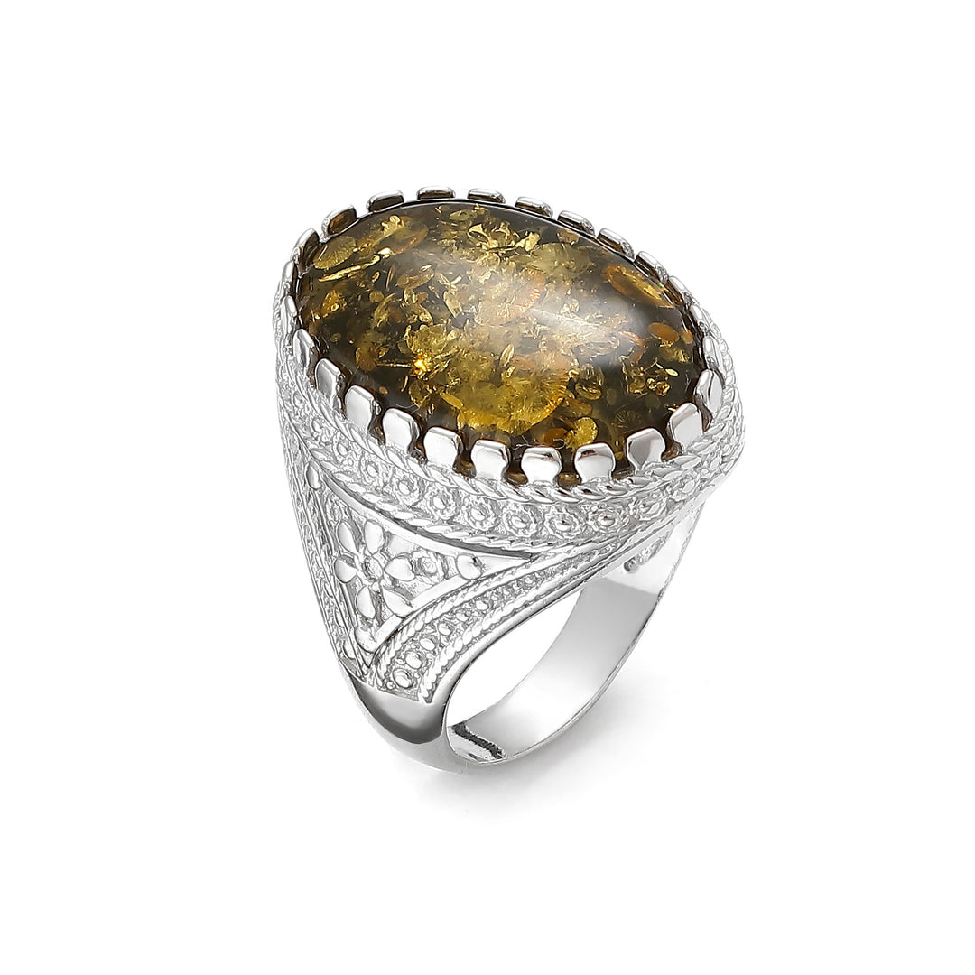Marigold Green Ring