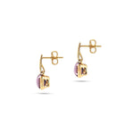 Load image into Gallery viewer, Purple Ice Cushion Earrings