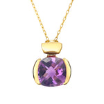 Load image into Gallery viewer, Purple Ice Cushion Pendant
