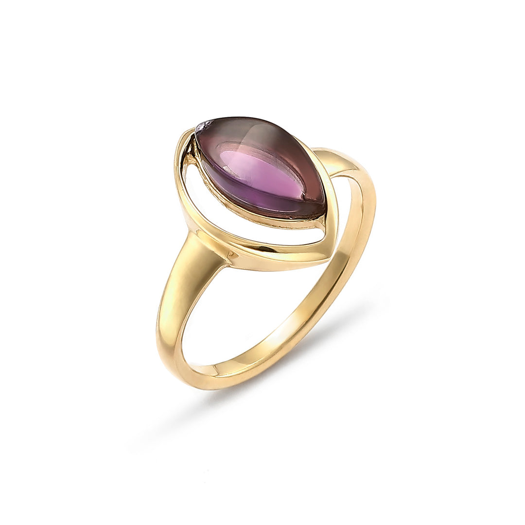 Purple Dew Ring