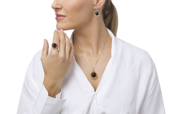 Lady of Cherry Pendant