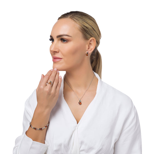 Duo Twist Honey Ring