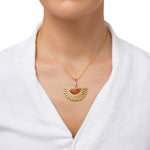 Load image into Gallery viewer, Peacock Honey Pendant