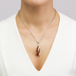 Load image into Gallery viewer, Silver Lining Honey Pendant