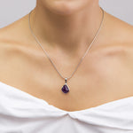 Load image into Gallery viewer, Morning Dew Purple Pendant

