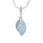 Load image into Gallery viewer, Morning Dew Aqua Pendant