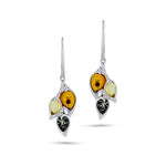 Load image into Gallery viewer, Ash Leaf Tricolor Earrings
