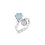 Load image into Gallery viewer, Morning Dew Pink &amp; Aqua Ring