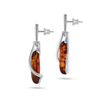 Load image into Gallery viewer, Silver Lining Honey Earrings
