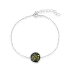 Load image into Gallery viewer, Round Amulet Green Bracelet
