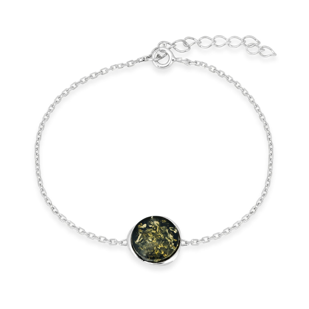 Round Amulet Green Bracelet