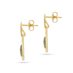 Load image into Gallery viewer, Morning Dew Hazy Grey Drop Earrings