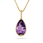 Load image into Gallery viewer, Purple Ice Drop Cut Pendant
