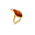 Load image into Gallery viewer, Golden Storm Honey Ring
