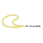 Load image into Gallery viewer, Baltic White Amber 33 Beads Rosary Round Cut