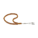 Load image into Gallery viewer, Caribbean Honey Amber 33 Beads Rosary Diamond Cut 3