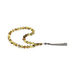 Load image into Gallery viewer, Baltic Raw Amber 33 Beads Rosary Baroque Cut